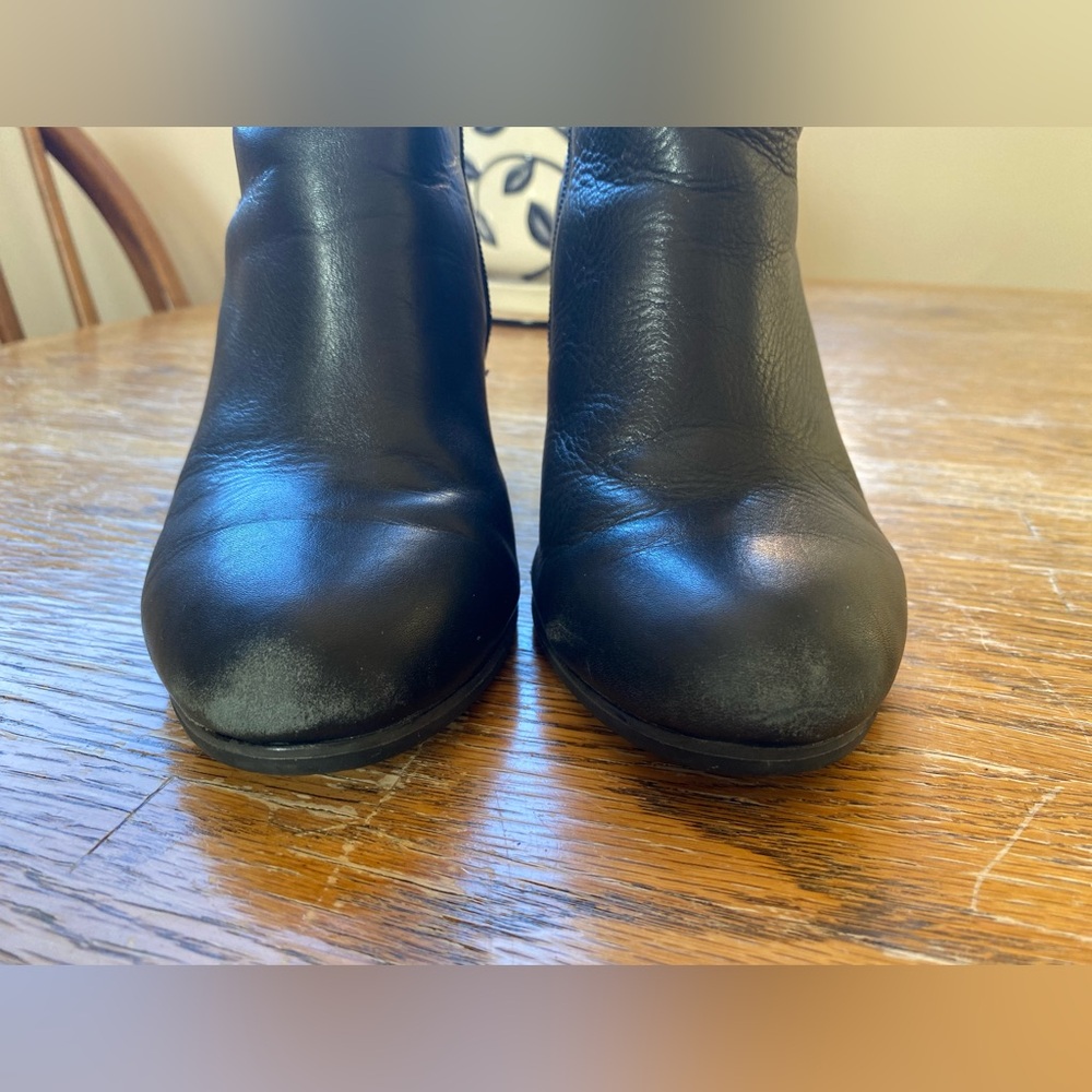Vionic Leather Ankle Boots Black 7.5 - Picture 6 of 16